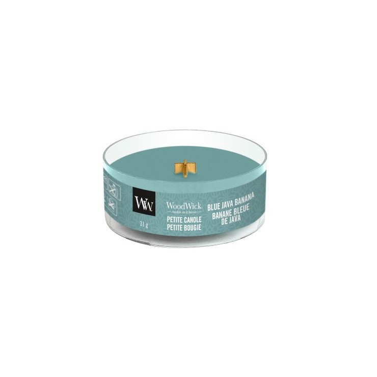 Świeca Petite Blue Java Banana WoodWick Świeca Petite Blue Java Banana WoodWick