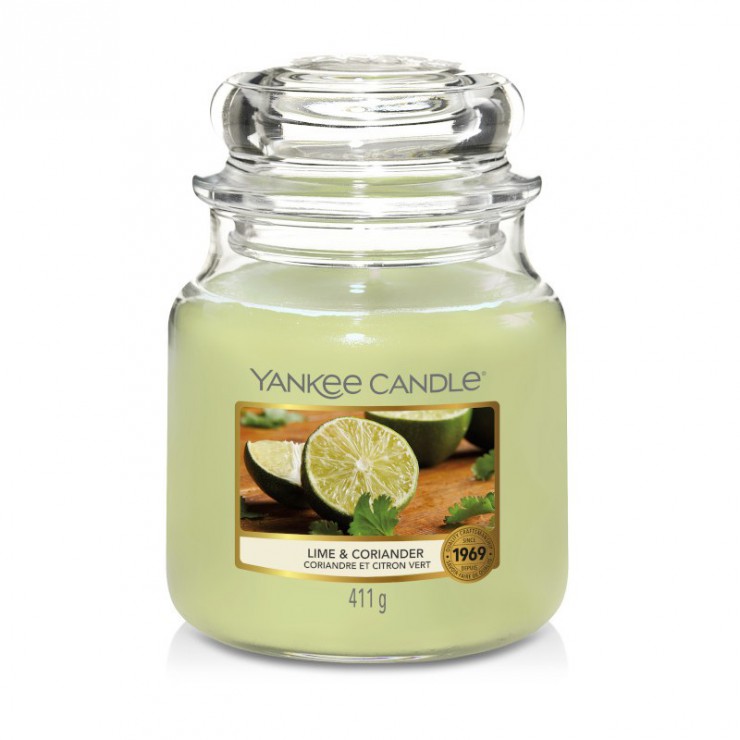 Średnia świeca Lime & Coriander Yankee Candle Średnia świeca Lime & Coriander Yankee Candle