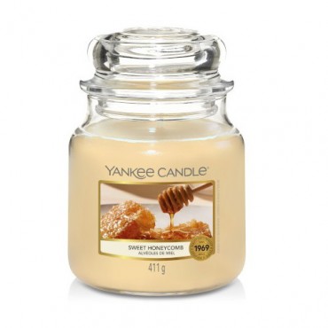 Średnia świeca Sweet Honeycomb Yankee Candle