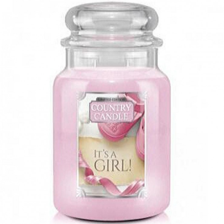Duża świeca It's a Girl Country Candle Duża świeca It's a Girl Country Candle
