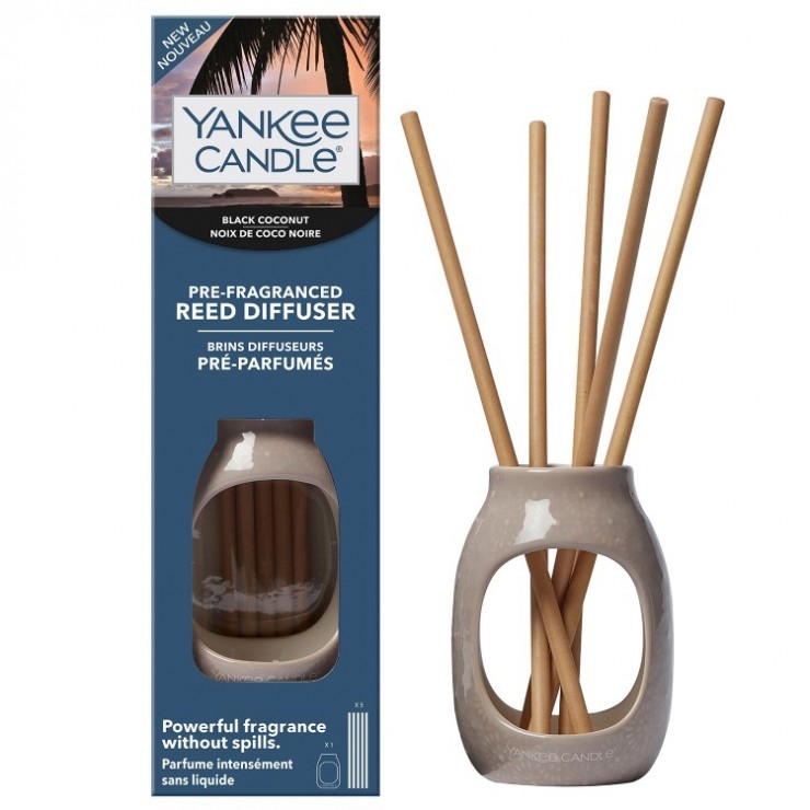 Pałeczki nasączone zapachem zestaw Black Coconut Yankee Candle Pałeczki nasączone zapachem zestaw Black Coconut Yankee Candle
