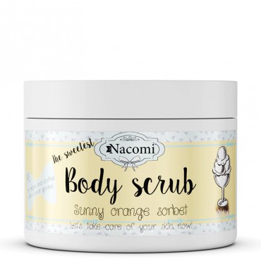 Peeling do ciała pomarańczowy sorbet 200g Nacomi