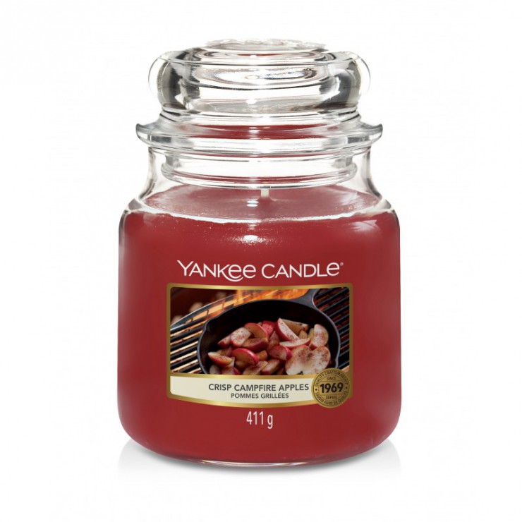 Średnia świeca Crisp Campfire Apples Yankee Candle Średnia świeca Crisp Campfire Apples Yankee Candle