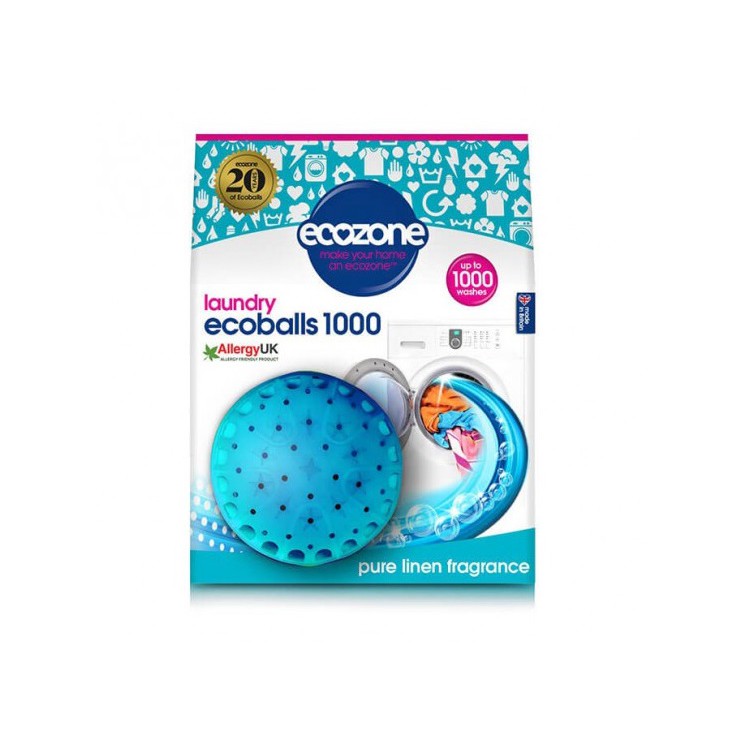 Ecoballs kule piorące na 1000 prań Pure Linen zapach świeżości Ecozone Ecoballs kule piorące na 1000 prań Pure Linen zapach świeżości Ecozone