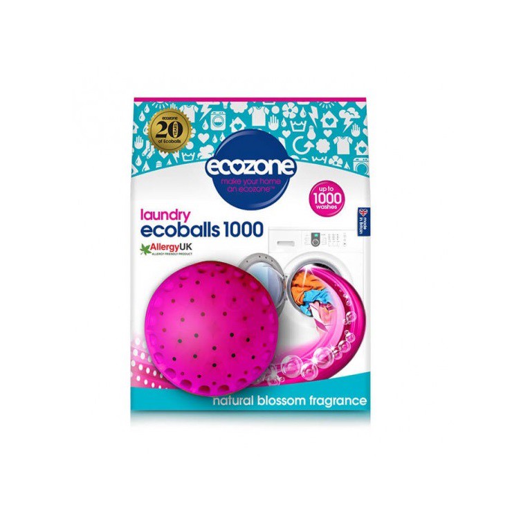Ecoballs kule piorące na 1000 prań Natural Blossom zapach kwiatowy Ecozone Ecoballs kule piorące na 1000 prań Natural Blossom zapach kwiatowy Ecozone