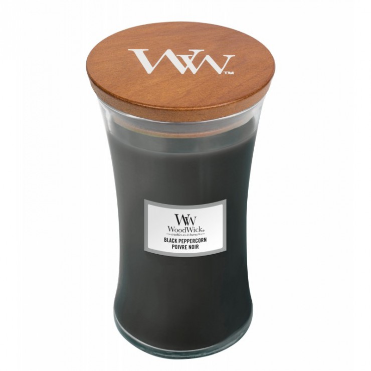 Duża Świeca Black Peppercorn WoodWick Duża Świeca Black Peppercorn WoodWick