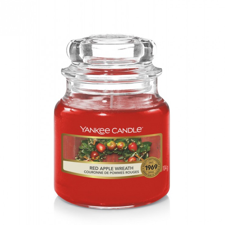 Mała świeca Red Apple Wreath Yankee Candle Mała świeca Red Apple Wreath Yankee Candle