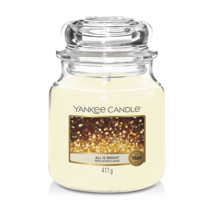 Średnia świeca All is Bright Yankee Candle
