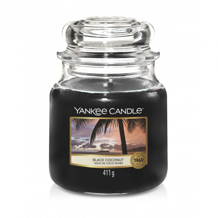 Średnia świeca Black Coconut Yankee Candle Średnia świeca Black Coconut Yankee Candle