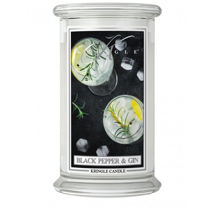 Duża świeca Black Pepper Gin Kringle Candle Duża świeca Black Pepper Gin Kringle Candle