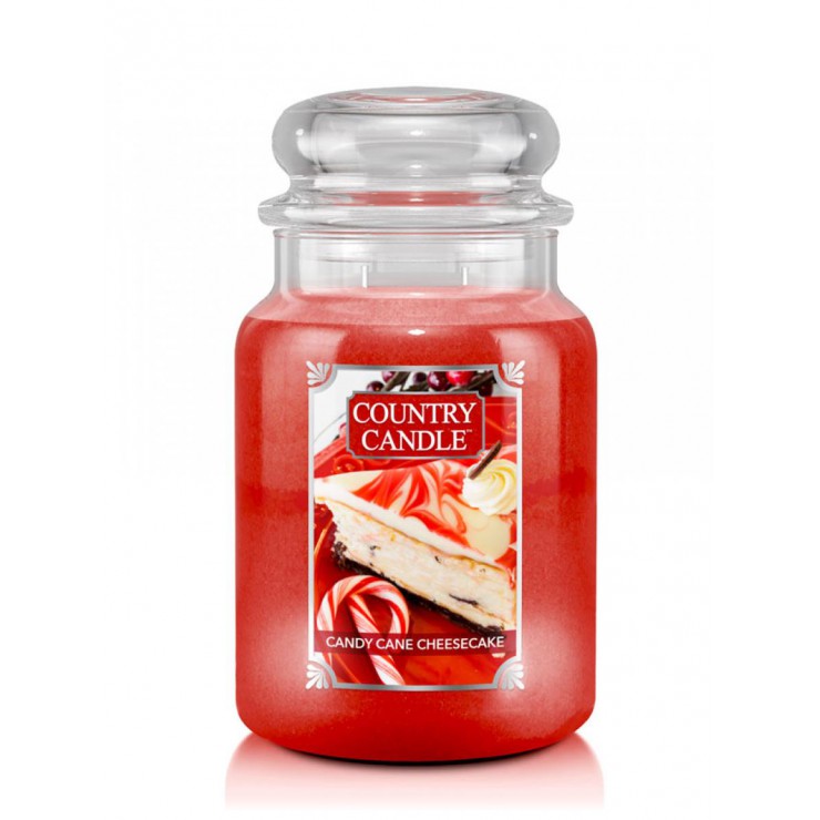 Duża świeca Candy Cane Cheesecake Country Candle