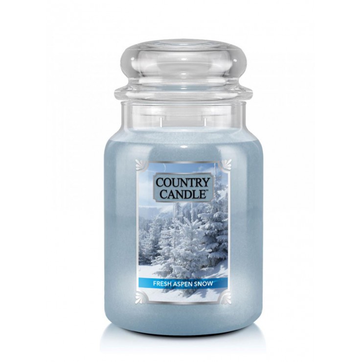 Duża świeca Fresh Aspen Snow Country Candle Duża świeca Fresh Aspen Snow Country Candle