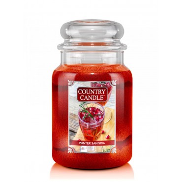 Duża świeca Winter Sangria Country Candle