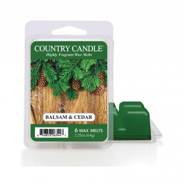 Wosk zapachowy Balsam & Cedar Country Candle