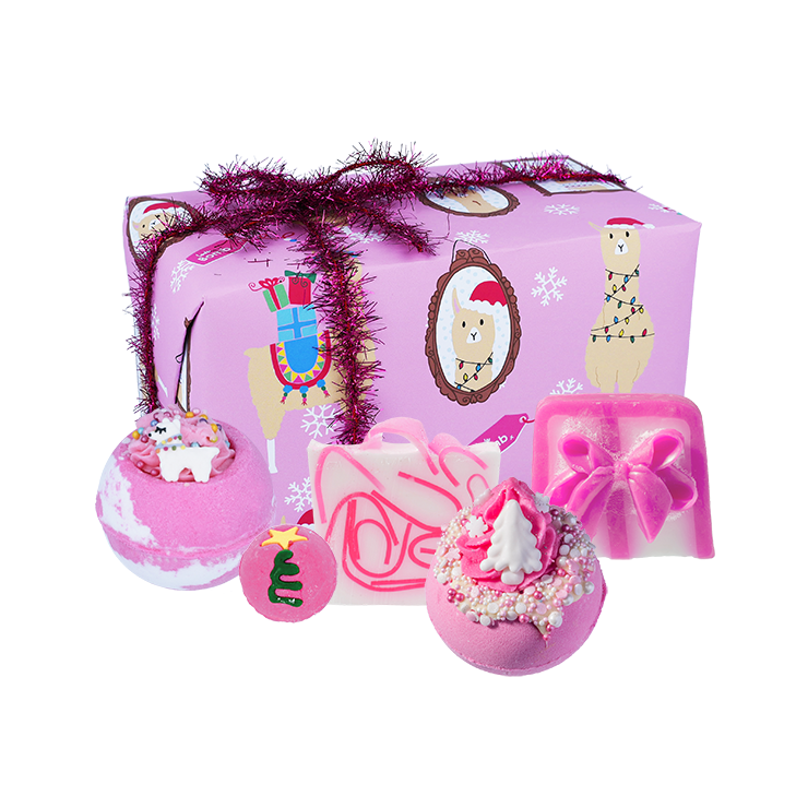 Zestaw upominkowy Fleece Navidad Festive Bomb Cosmetics