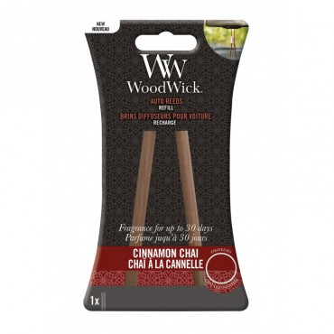 Pałeczki zapachowe do samochodu uzupełniacz Cinnamon Chai Woodwick