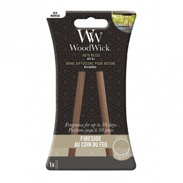 Pałeczki zapachowe do samochodu uzupełniacz Fireside Woodwick