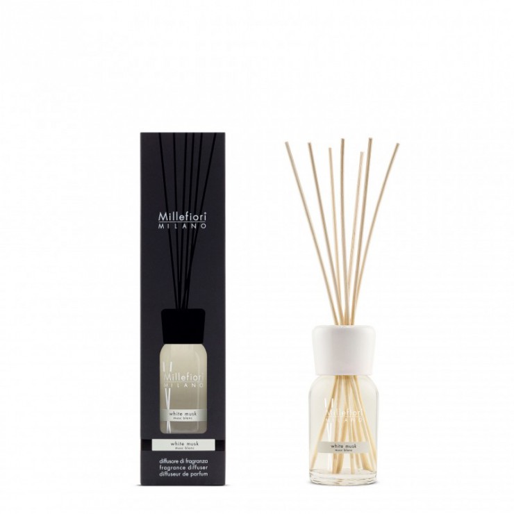 Pałeczki zapachowe 100ml White Musk Millefiori Milano Pałeczki zapachowe 100ml White Musk Millefiori Milano