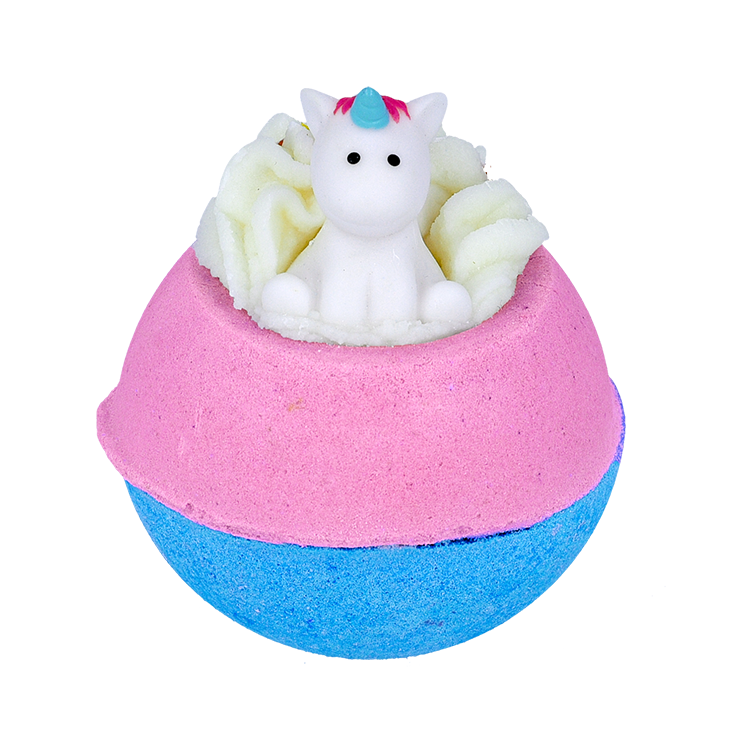 Musująca kula do kąpieli Born to Be a Unicorn z zabawką Bomb Cosmetics Musująca kula do kąpieli Born to Be a Unicorn z zabawką Bomb Cosmetics