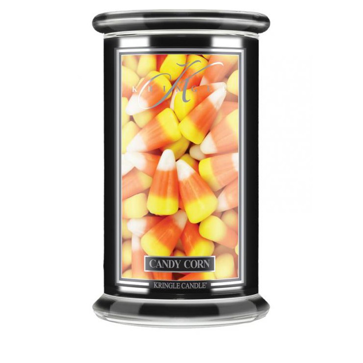 Duża świeca Candy Corn Kringle Candle Duża świeca Candy Corn Kringle Candle