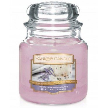 Średnia świeca Honey Lavender Gelato Yankee Candle
