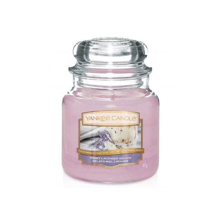 Średnia świeca Honey Lavender Gelato Yankee Candle Średnia świeca Honey Lavender Gelato Yankee Candle