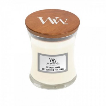 Mała świeca Coconut & Tonka Woodwick