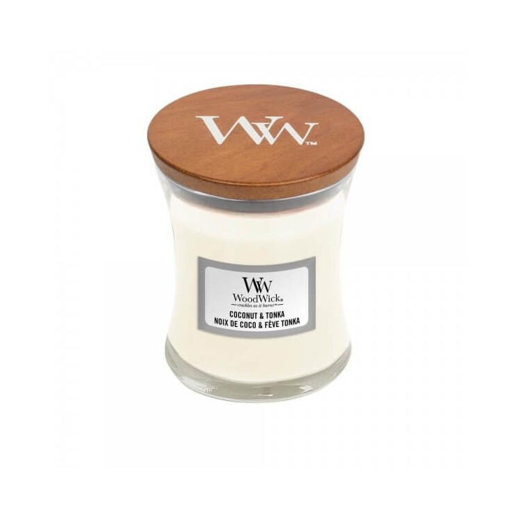 Mała świeca Coconut & Tonka Woodwick Mała świeca Coconut & Tonka Woodwick