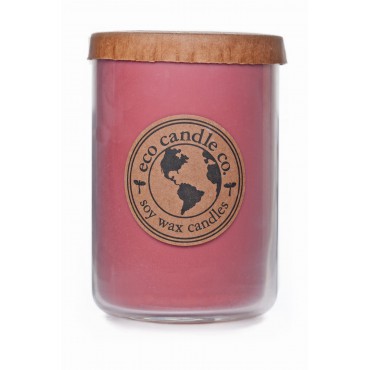 Duża świeca Strawberry Rhubarb Eco Candle