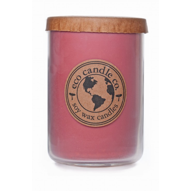 Duża świeca Strawberry Rhubarb Eco Candle Duża świeca Strawberry Rhubarb Eco Candle